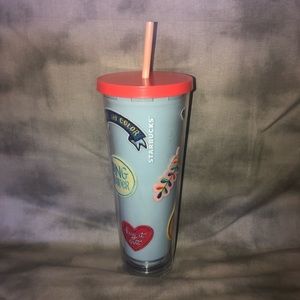 Dream in Color Starbucks Sticker Tumbler 
24 Ounce